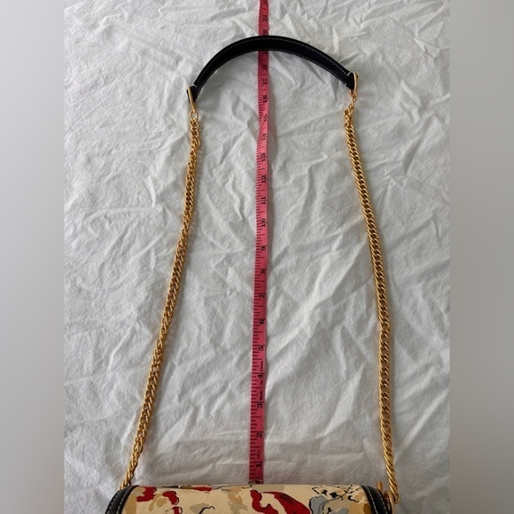 Tory Burch Robinson Printed Canvas Shoulder Bag Kite Landscape NWT - Picture 13 of 16